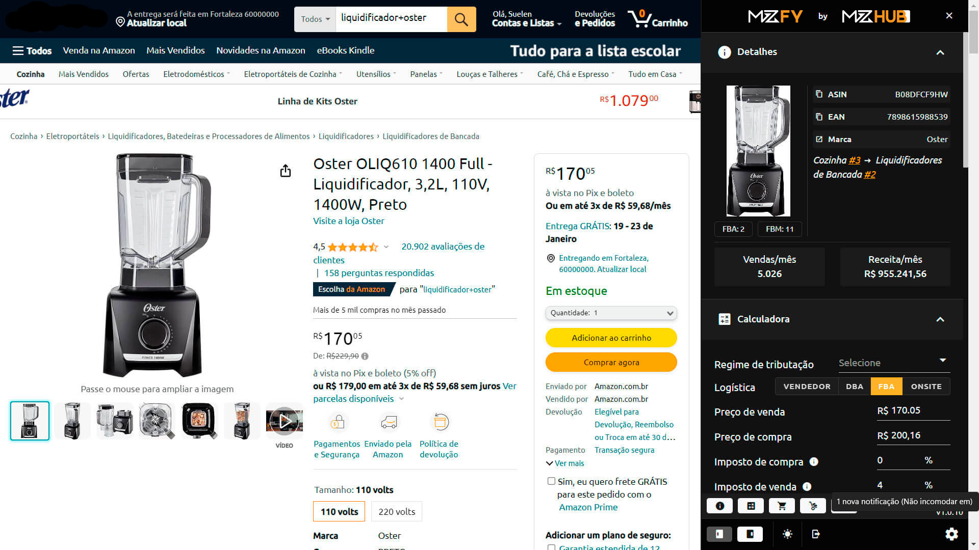 MZFy na Amazon